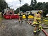 A total of 45 firefighters took part in the operation.