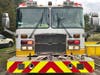 One firefighter was burned, Kornmeyer said.