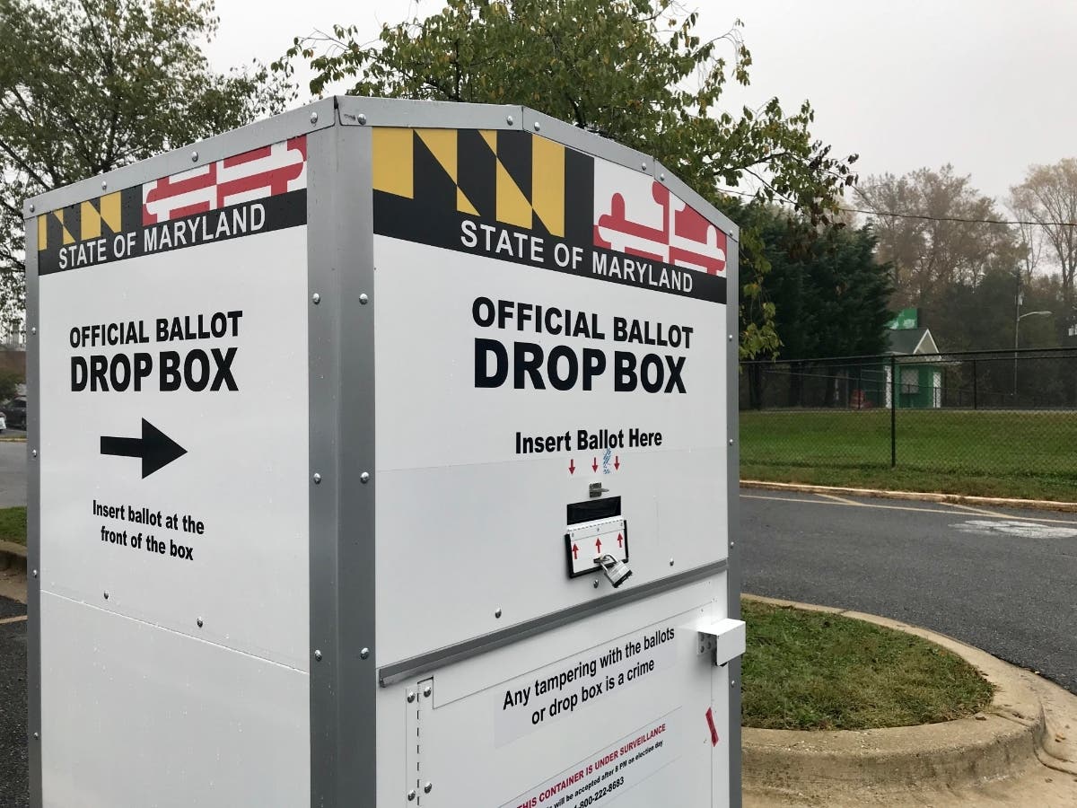 Maryland State Elections Administrator Linda H. Lamone said in a statement that she doesn’t think voters who already cast their ballots by mail should worry, but said using a drop box will ensure ballots are counted on time.