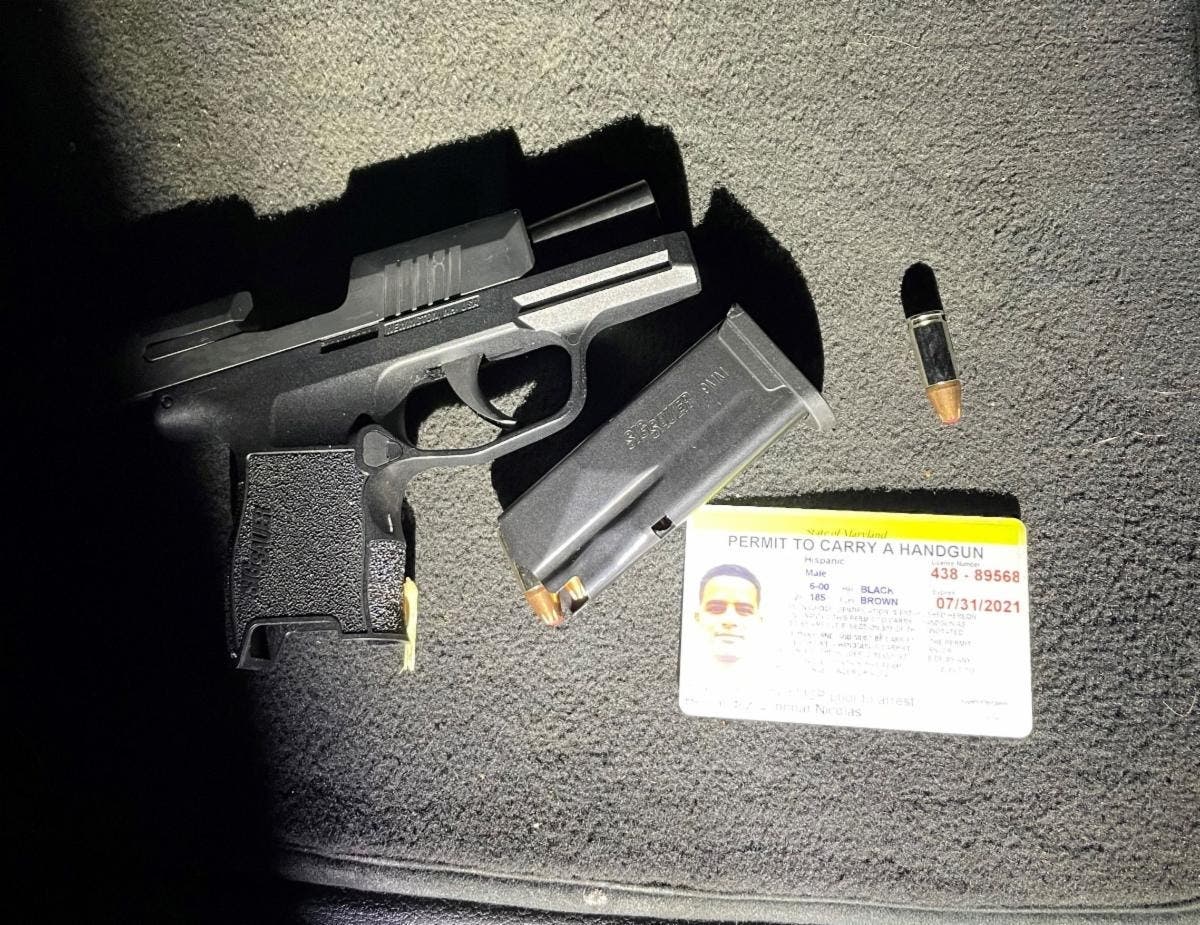 The Anne Arundel County Police Department arrested Johnnar Nicholas Hernandez early Tuesday morning in Severn. Officers charged him with shooting at a woman standing outside her home.