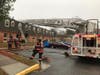 The Anne Arundel County Fire Department said a Severn blaze displaced three residents and hurt a firefighter last Wednesday.