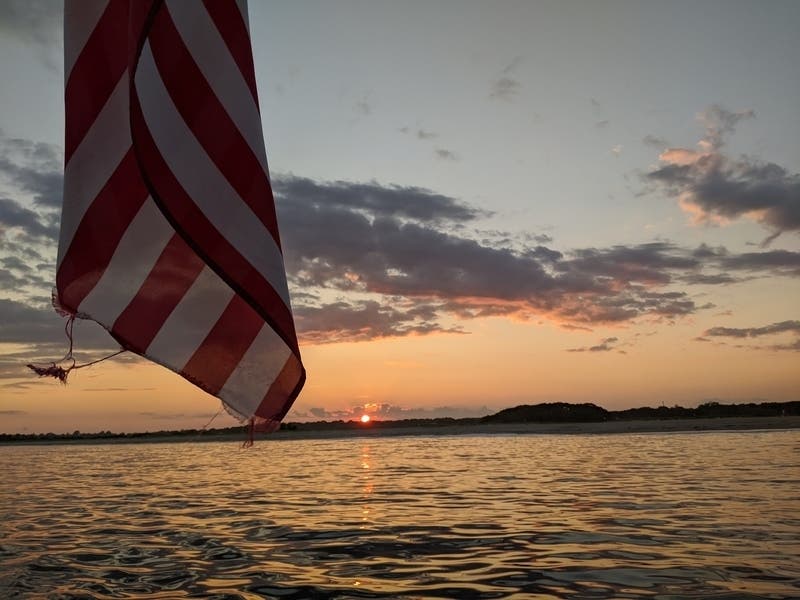 Anne Arundel County Executive Steuart Pittman welcomed a new living shoreline to the Magothy River on April 16. The natural barrier will prevent waterfront erosion in Cape St. Claire.