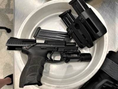 The Transportation Security Administration said it spotted a loaded gun in a Mechanicsburg man's bag on April 29 at Baltimore/Washington International Thurgood Marshall Airport in Linthicum.