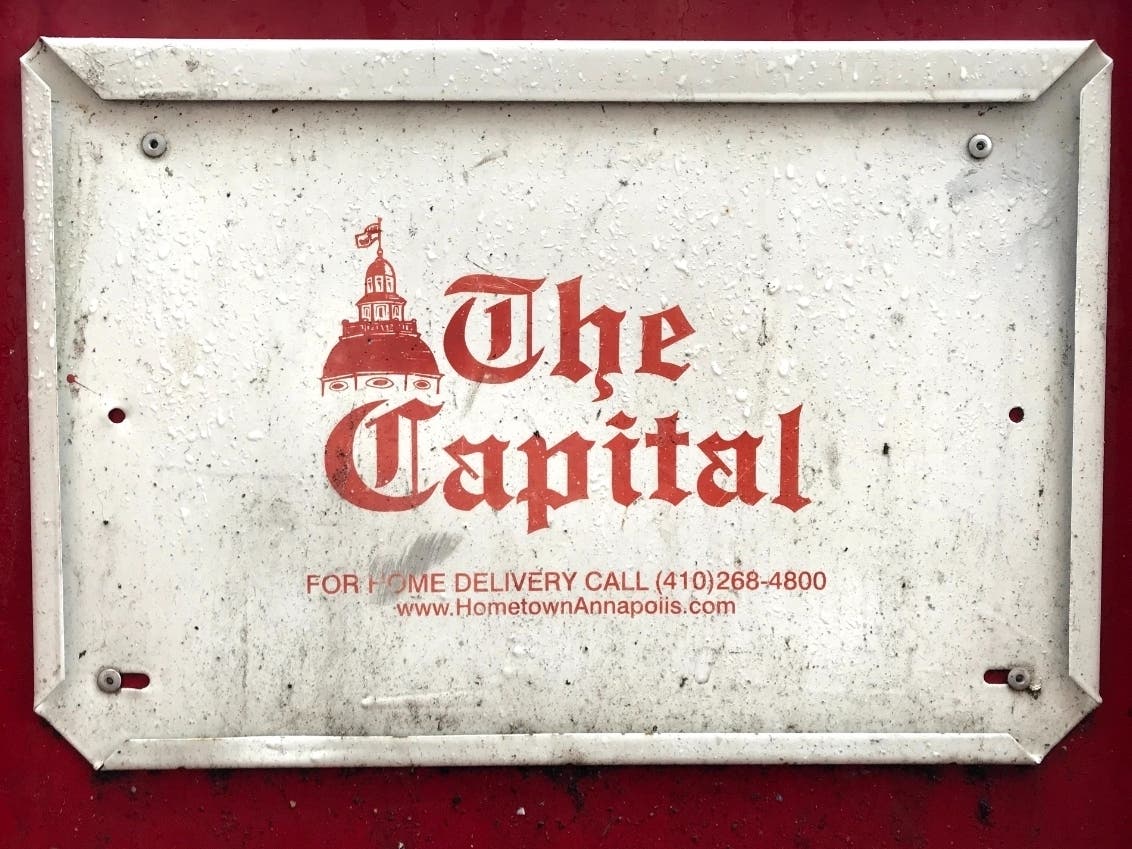Officials will unveil the "Guardians of the First Amendment Memorial" in downtown Annapolis on Monday. The monument will honor the victims of the 2018 Capital Gazette shooting: Gerald Fischman, Rob Hiaasen, John McNamara, Rebecca Smith and Wendi Winters.