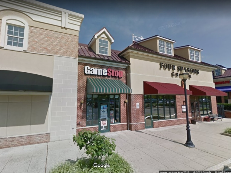 The Anne Arundel County Police Department said somebody robbed the Gambrills GameStop (pictured above) in The Village at Waugh Chapel on June 22.