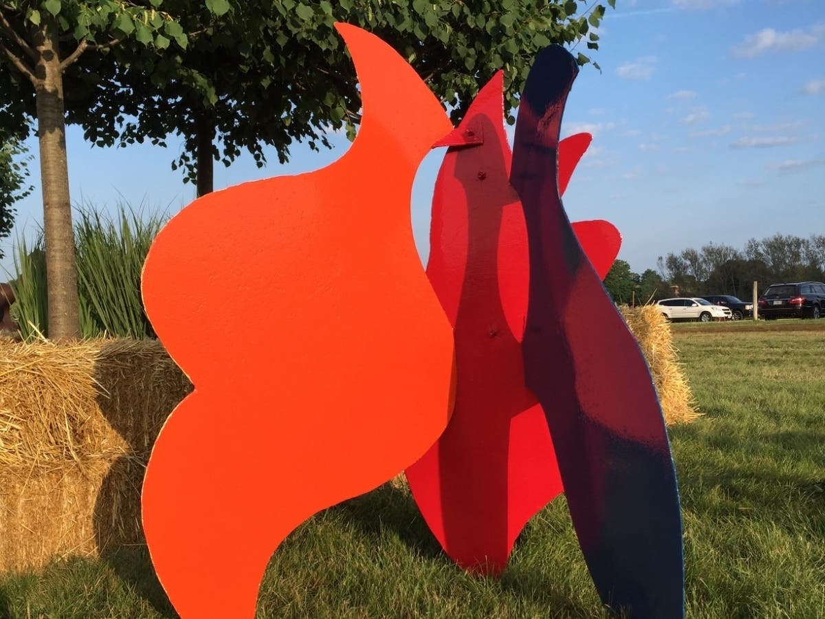 The Annapolis Arts District organized a year-long exhibit of David Hayes sculptures. Sixteen pieces, including the one pictured above, will be on display around the city.