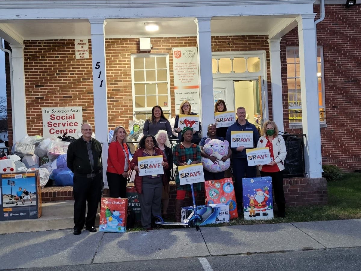 Workers from the University of Maryland Baltimore Washington Medical Center in Glen Burnie donated more than 500 Christmas presents to children earlier this month. This was part of The Salvation Army of Central Maryland's Angel Tree Program.