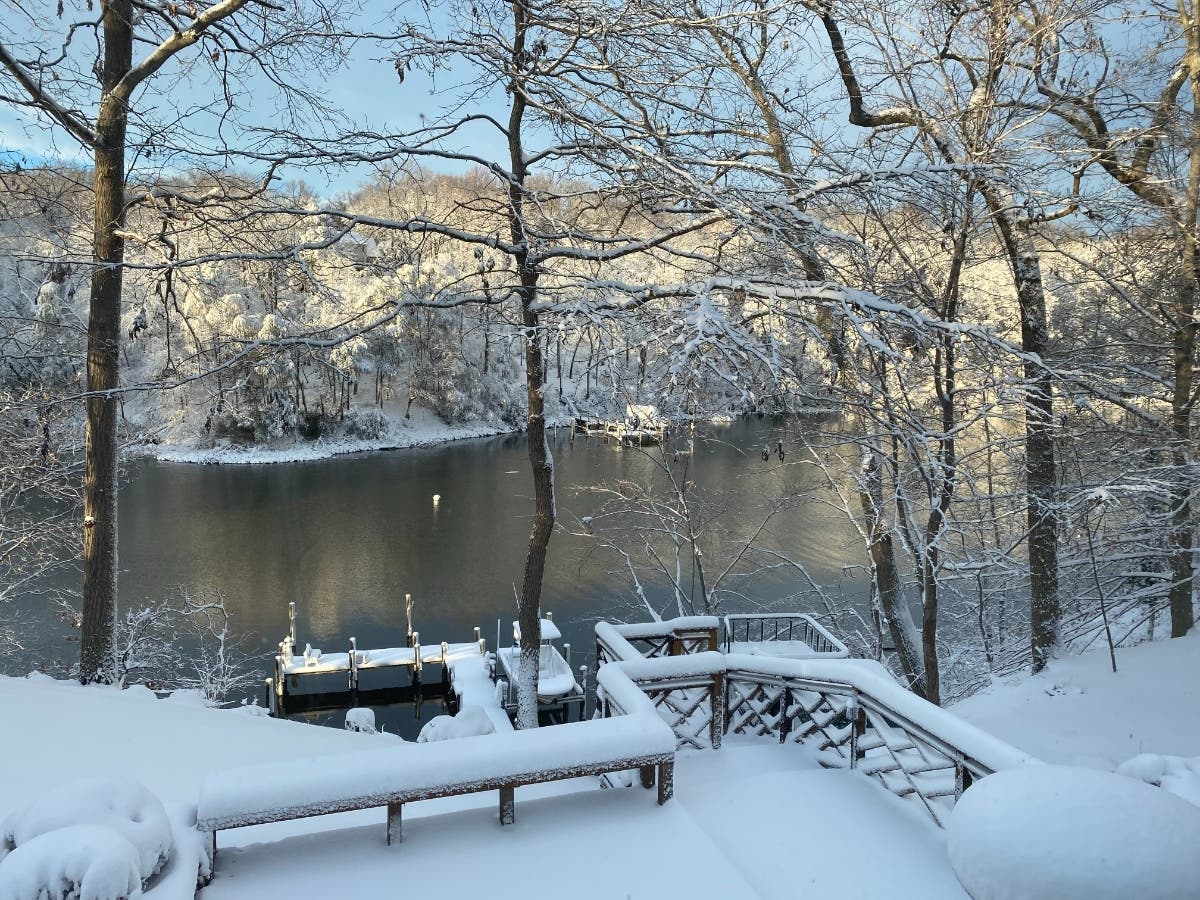 Here are 20 beautiful snow pictures from Anne Arundel County on Monday, Jan. 3. This photo was taken in Annapolis.