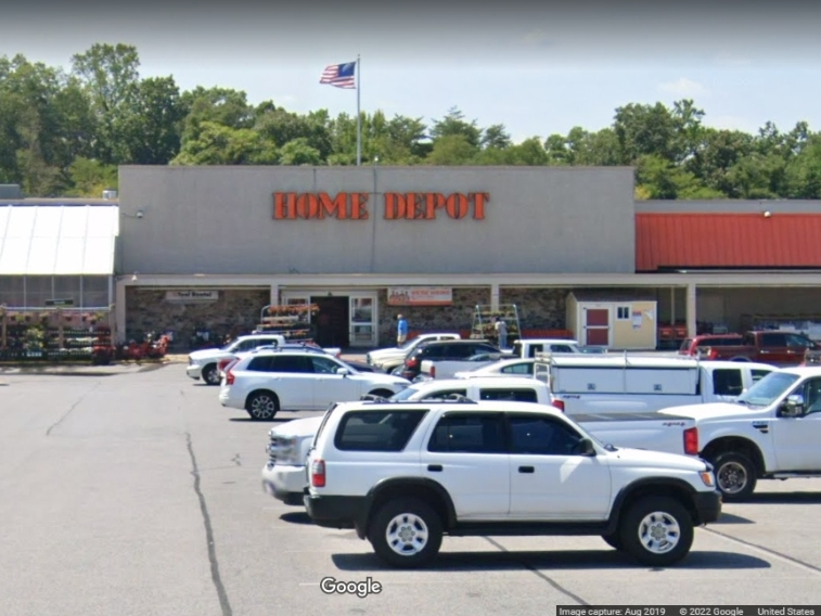 The Anne Arundel County Police Department said a man was assaulted last Thursday during an attempted robbery outside an Annapolis Home Depot, pictured above.