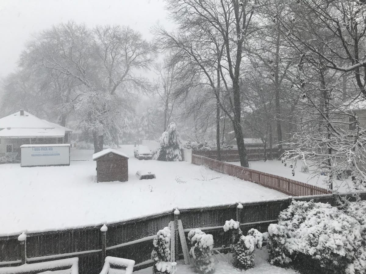 Anne Arundel County Public Schools will start class two hours late on Wednesday. AACPS canceled Monday and Tuesday classes after a winter storm rolled through Maryland on Jan. 3. The snowfall in Odenton is shown above.