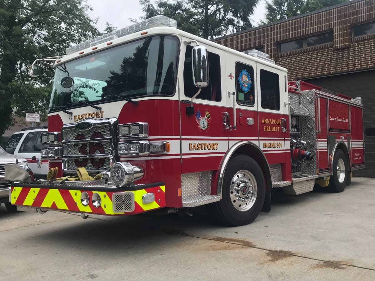 The Annapolis Fire Department said a Monday blaze caused $200,000 in damage to an end townhome after smoking materials were improperly discarded.