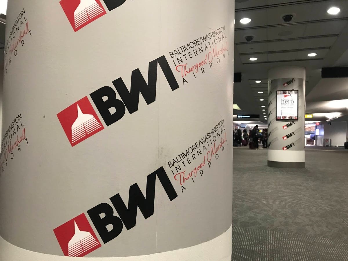 WBAL-TV 11 Baltimore journalist Deborah Weiner reported that an Atlas Air Company plane contracted to the military had to dump fuel over the Chesapeake Bay on Jan. 11 so it could safely return to BWI Airport, shown above, after a warning light went off.