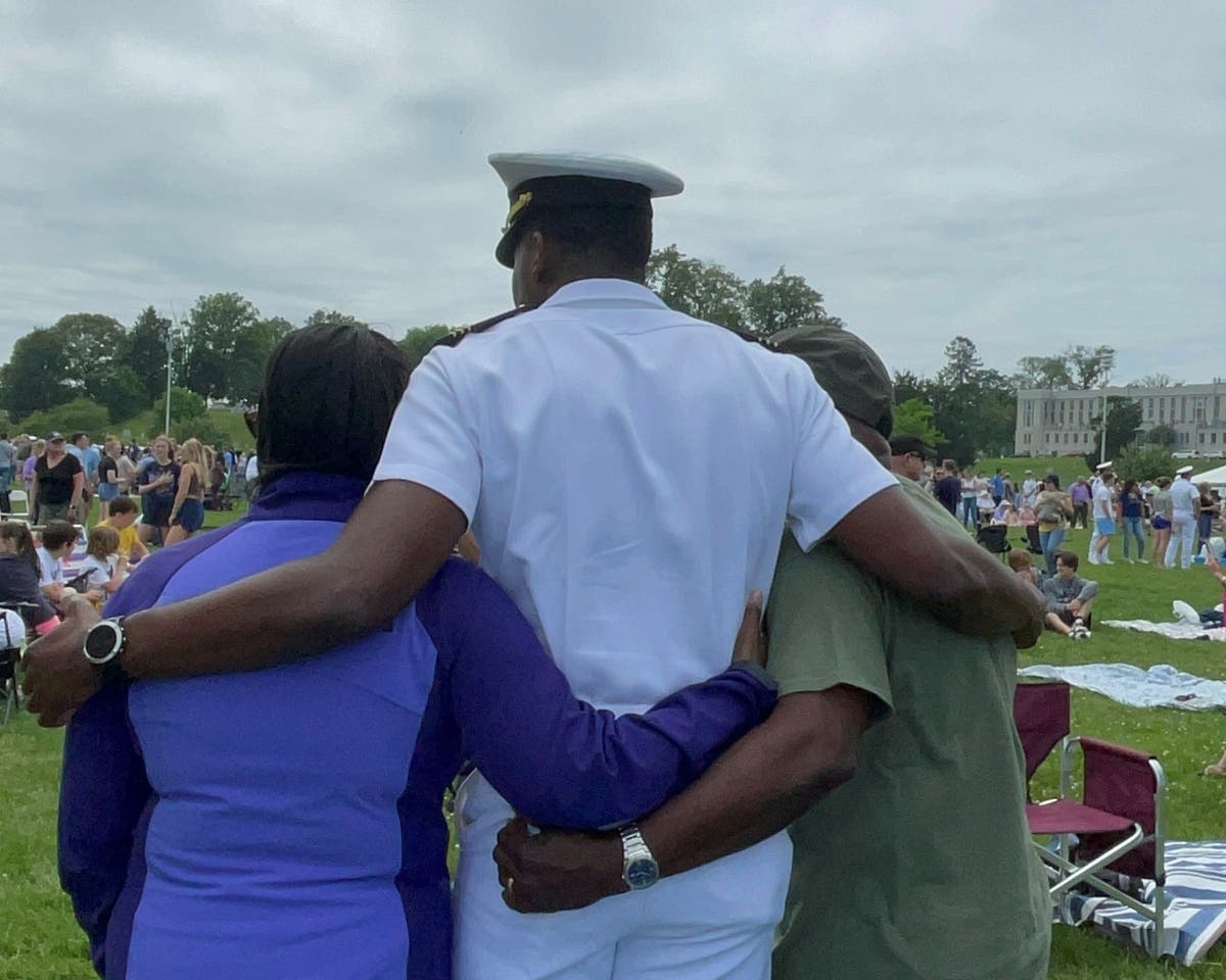Email your best pictures to maryland@patch.com by Thursday, June 2 for a chance to be featured in our weekly photo gallery. One reader snapped this shot of a midshipman watching the Blue Angels with loved ones. "Love radiated from them," the reader said.