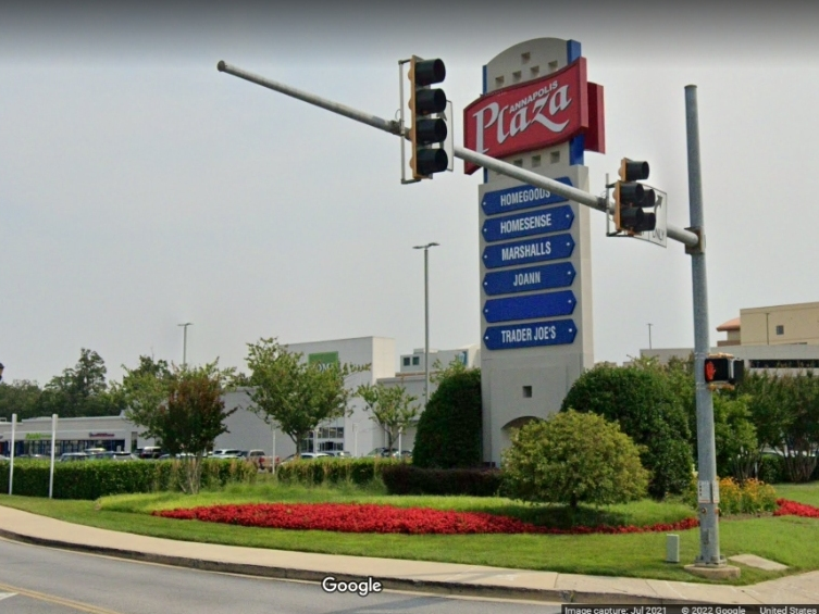 Sprout, a new cafe, opened Tuesday in Annapolis Plaza. The shopping center is pictured above.