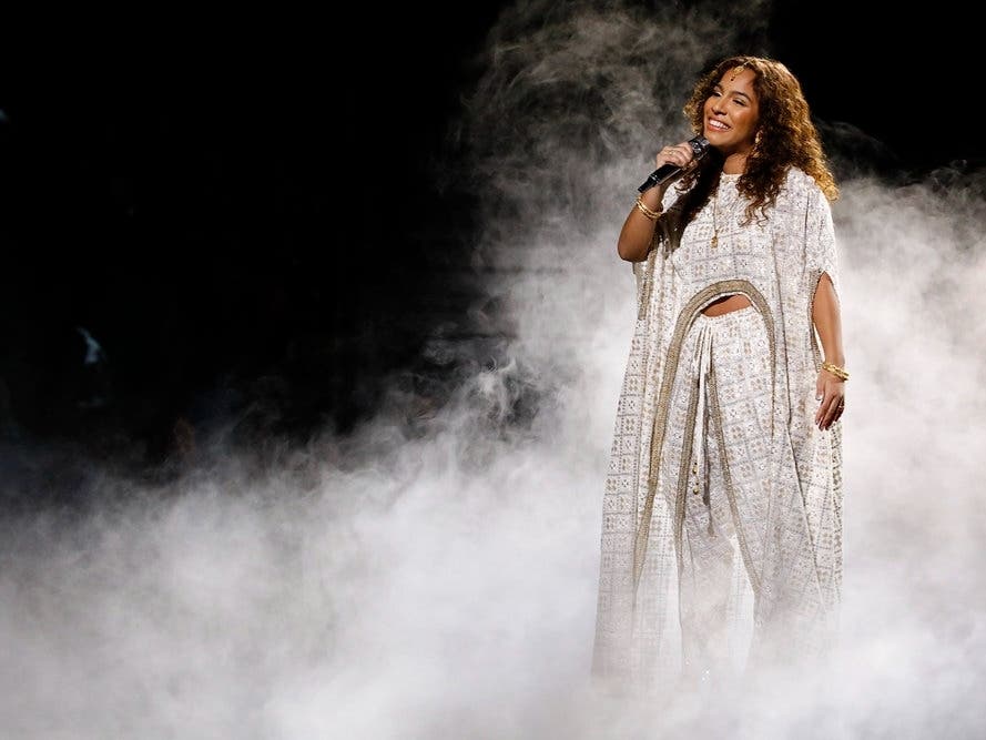 Severna Park resident Parijita Bastola advanced to the semifinals Tuesday on NBC's "The Voice." The 17-year-old is pictured above on Monday as she sang "Scars To Your Beautiful" by Alessia Cara in the round of 10.