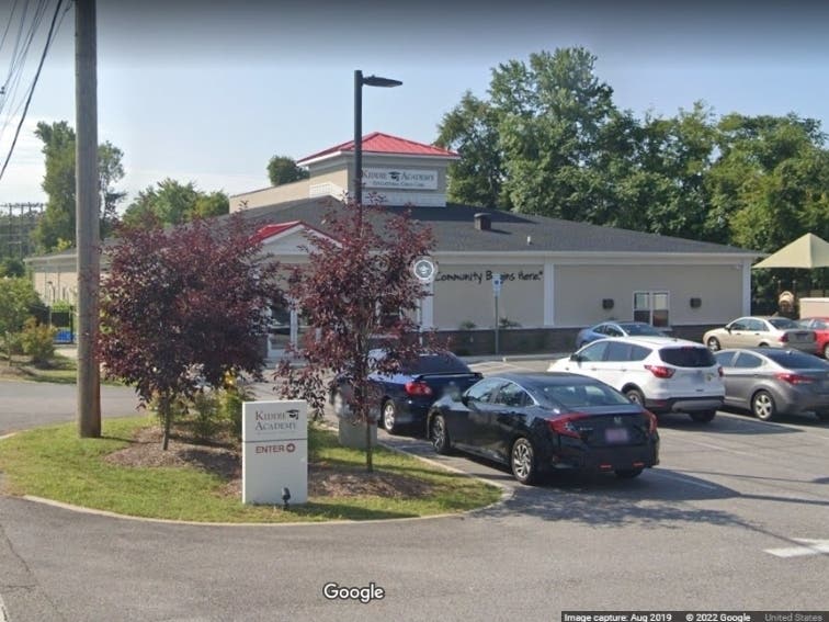 WBAL reported that Anne Arundel County woman Shannon Smith was charged with the second-degree abuse of a child in her custody and second-degree assault. The TV station said the incident happened on Dec. 6 at the Kiddie Academy of Millersville, shown here.