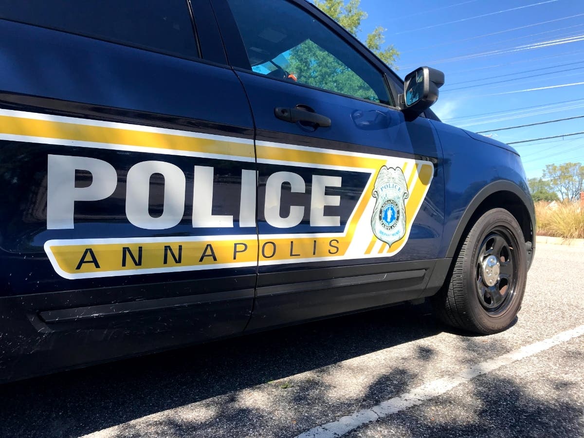 The Annapolis Police Department has reported nearly 20 car crimes over the past few days. A city police car is shown above.