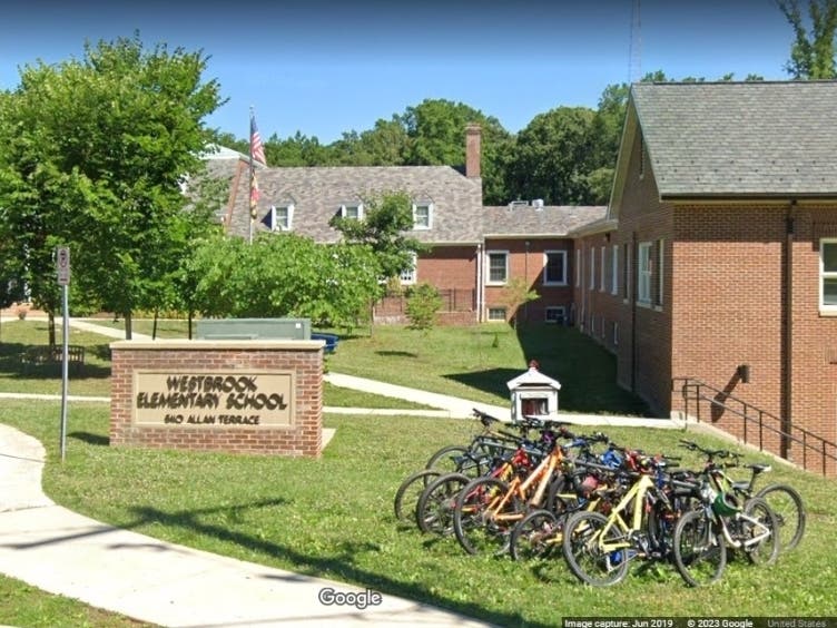 Westbrook Elementary school, pictured above in Bethesda, recently found racist graffiti on its property. This was one of Maryland's biggest stories of the week.