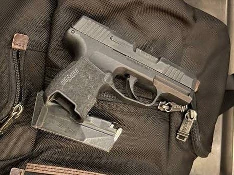The Transportation Security Administration said it caught this loaded gun Tuesday at Baltimore/Washington International Thurgood Marshall Airport. TSA and the Maryland Transportation Authority Police are concerned about the current spike in gun catches.