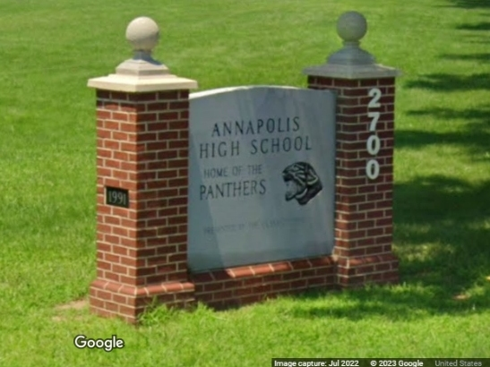 Last Friday, ESPN recognized Annapolis High as one of the top five Special Olympics Unified Champion Schools in the nation. A sign outside Annapolis High School is pictured above.
