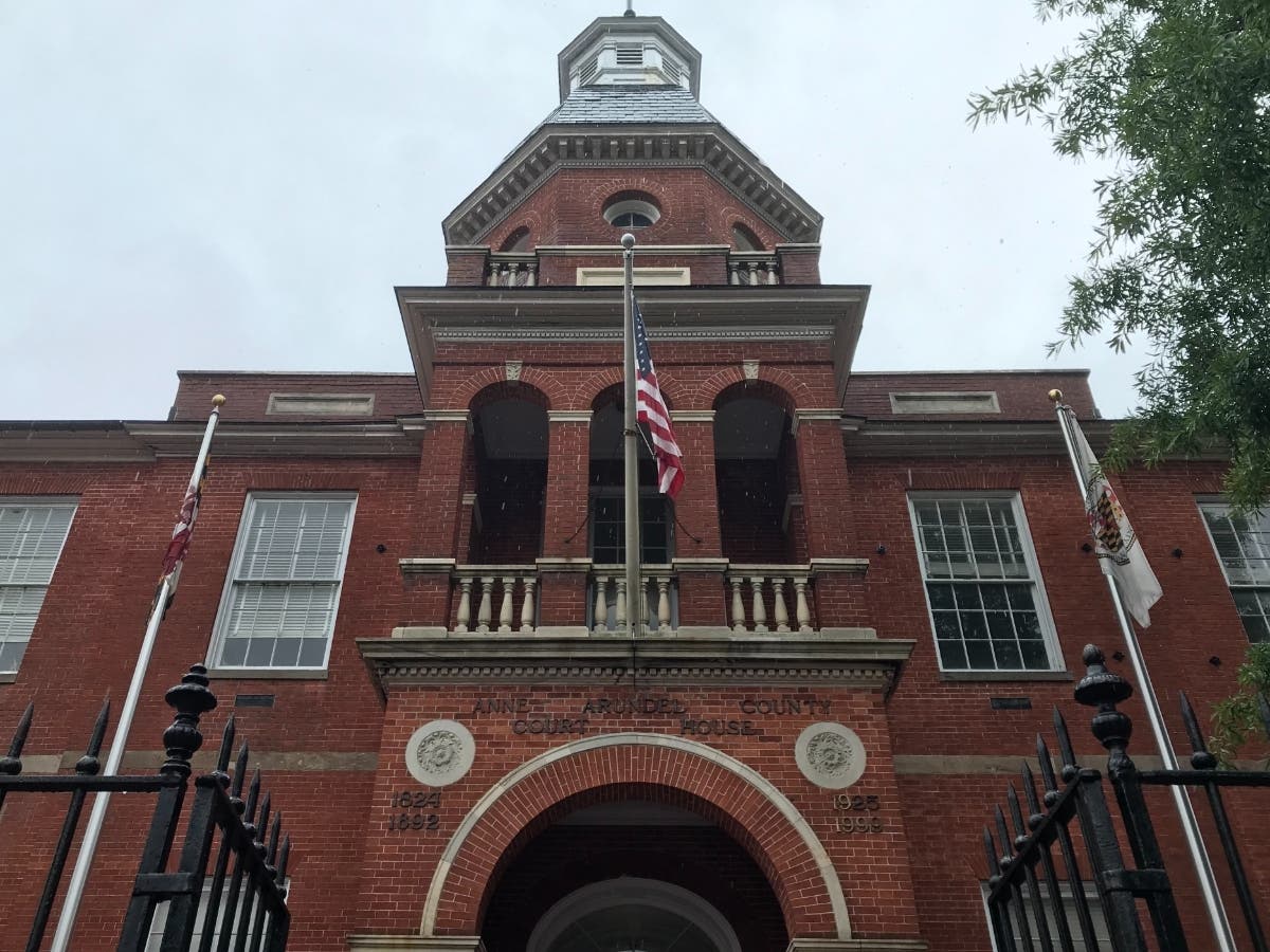 Anne Arundel County State's Attorney Anne Colt Leitess said a jury on Friday found 20-year-old Stephen Jarrod Davis II of Pasadena criminally responsible for killing his 5-year-old half-sister, Anaya Jannah Abdul. The county courthouse is pictured above.