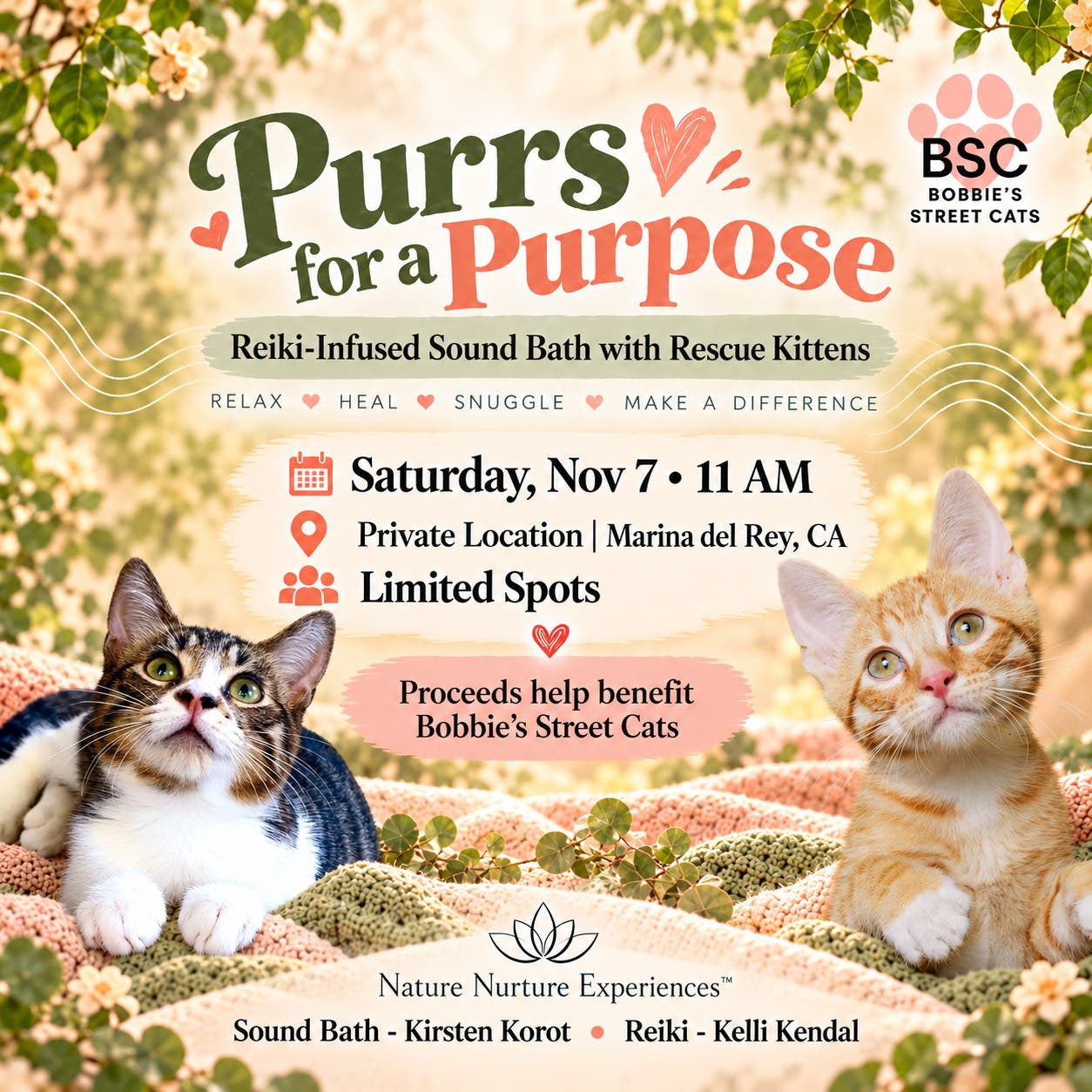 Purrs For A Purpose