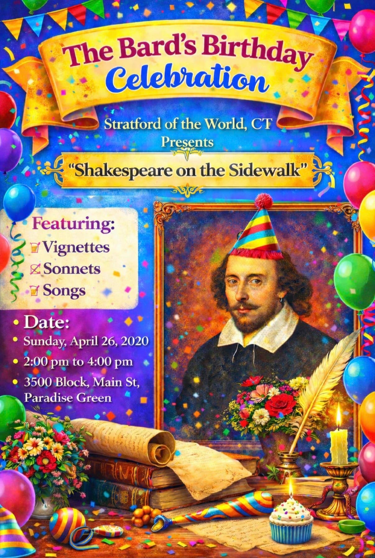 Shakespeare on the Sidewalk