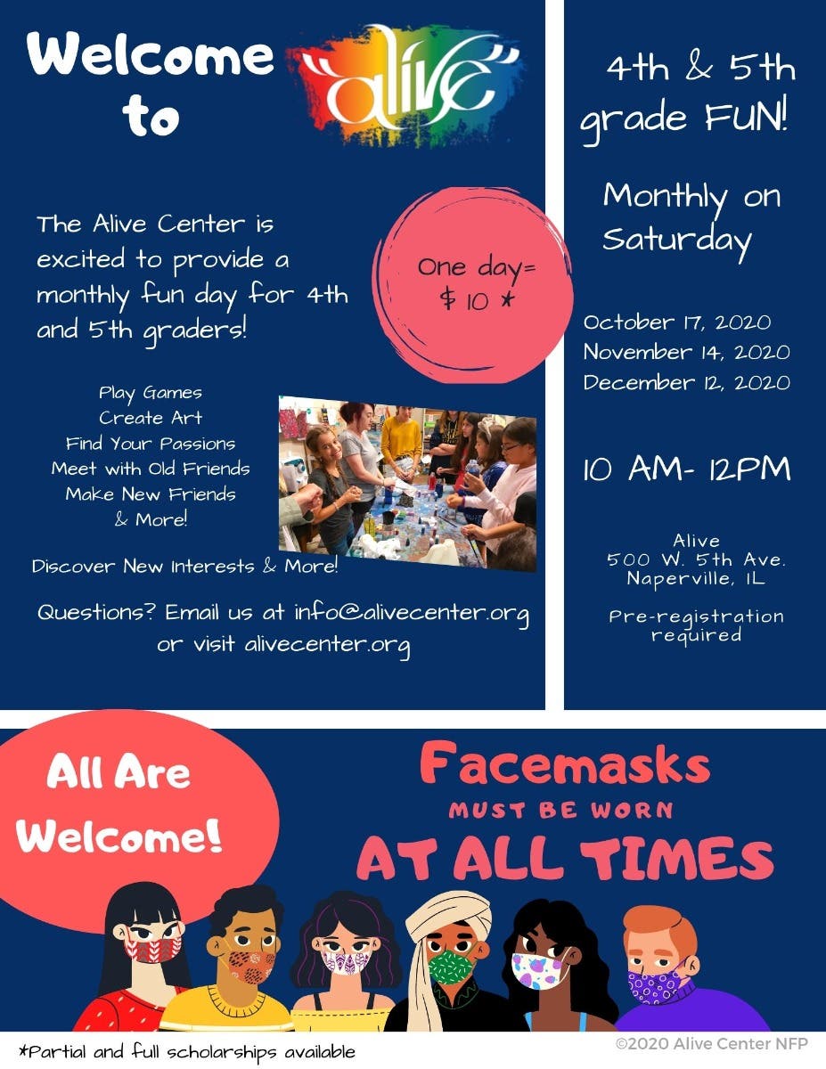Oct 17 4th 5th Grade Fun At Alive Naperville IL Patch