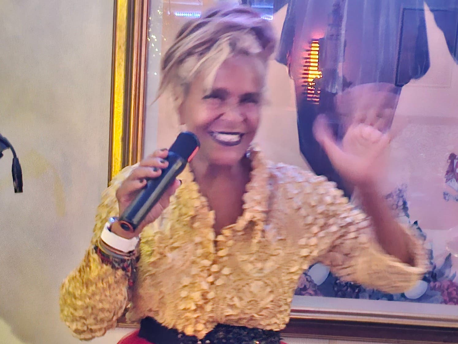 Brenda Watty (former Marvelette) at Amore Restaurant 