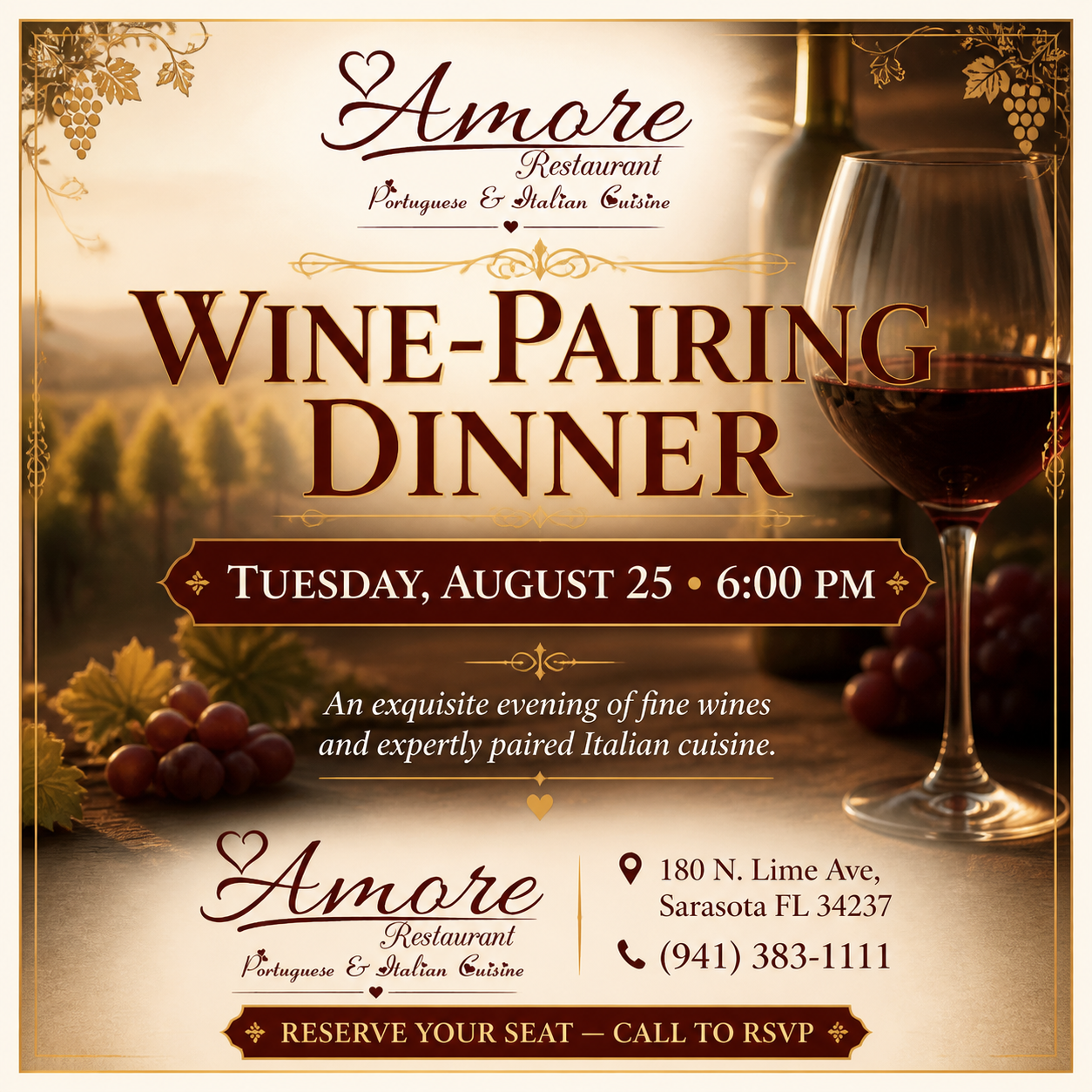 Big Summer Wine-pairing Dinner