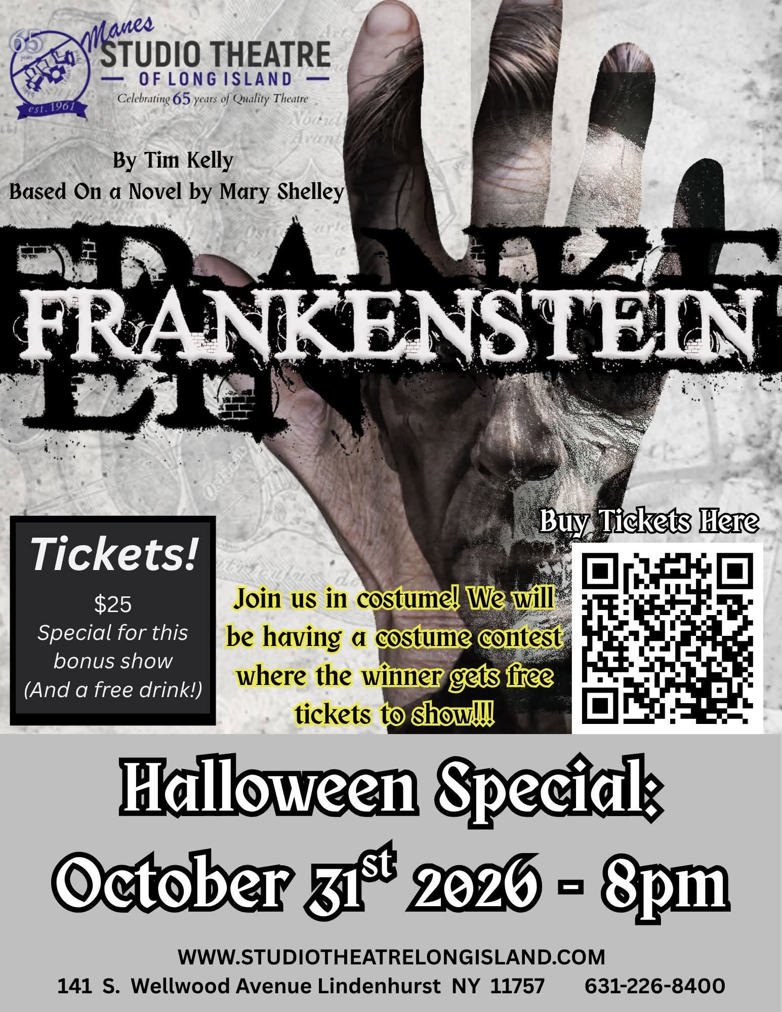 Frankenstein Special Halloween Evening Performance