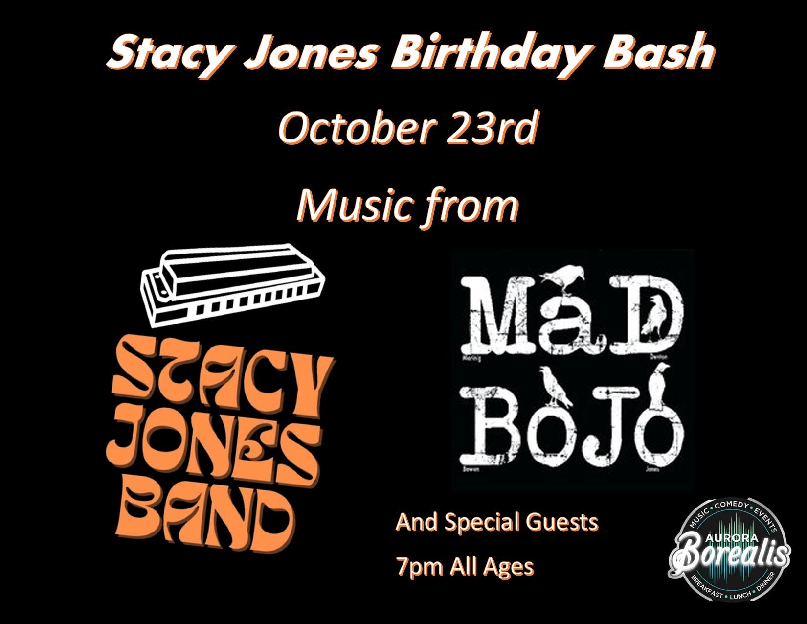 Stacy Jones Band Birthday Bash! With Mad Bojo & Special Guests