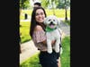 Danielle Paradis and her dog Rocky 