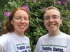 Charles McGinn and his twin sister 