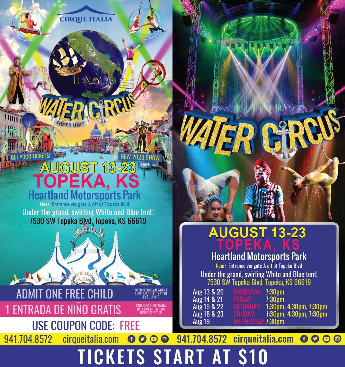 Cirque Italia Water Circus - Topeka, KS 