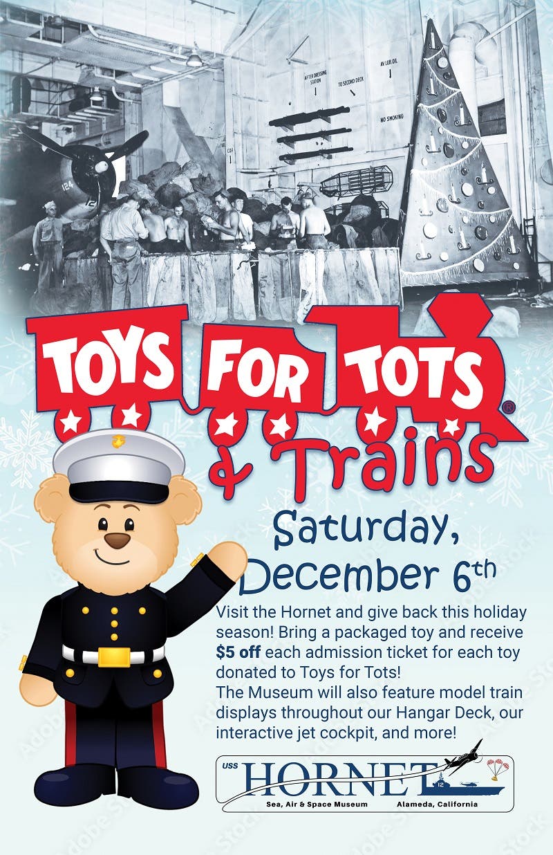 Dec 6 | Toys For Tots and TRAINS! | Alameda, CA Patch