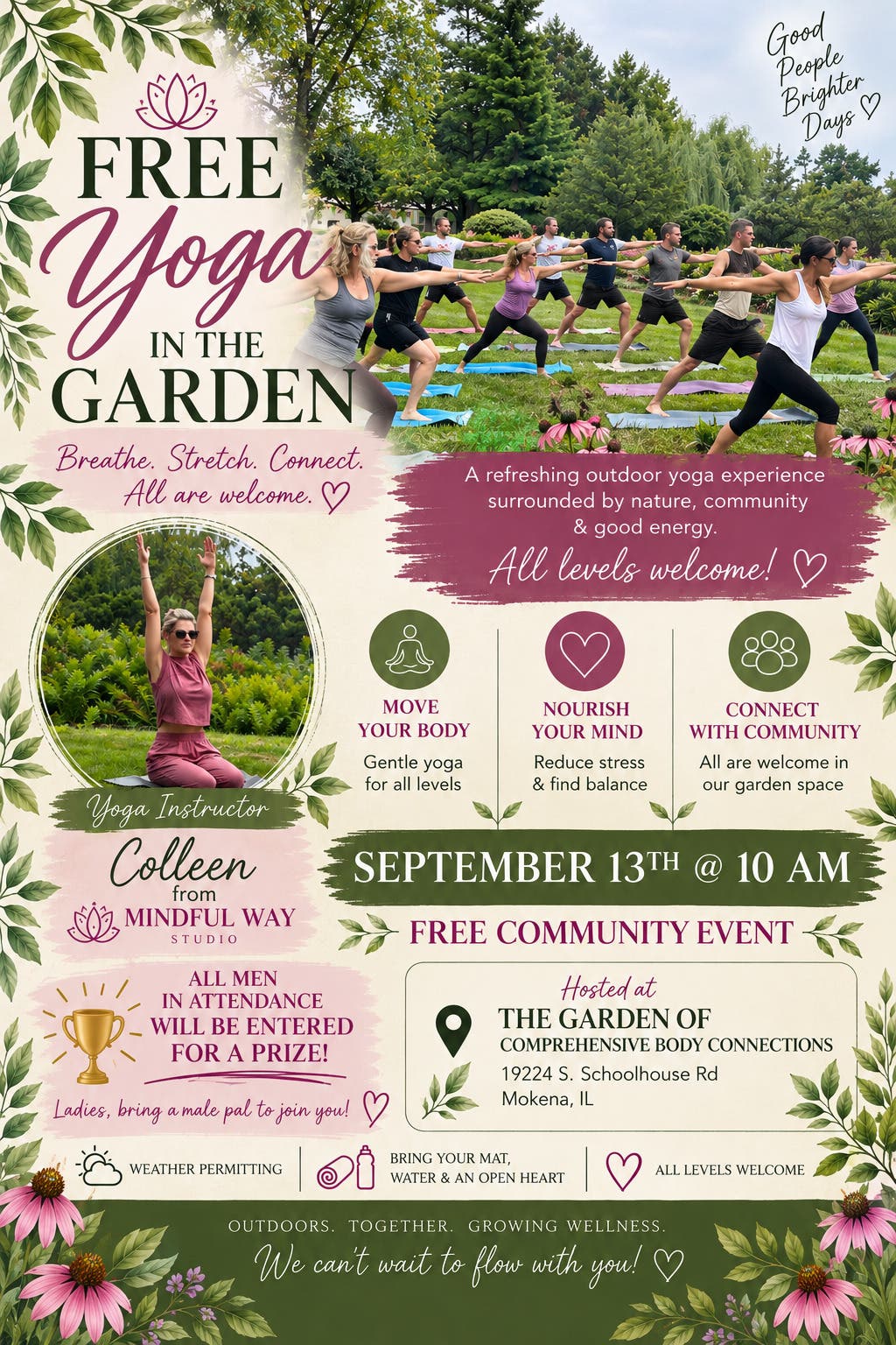 Free Yoga In The Garden