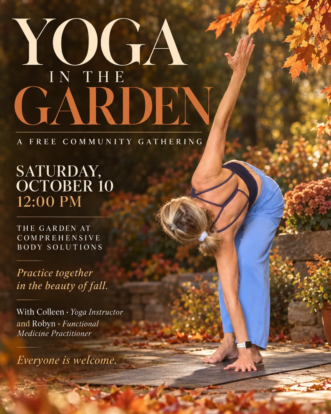 FREE Yoga in the Garden