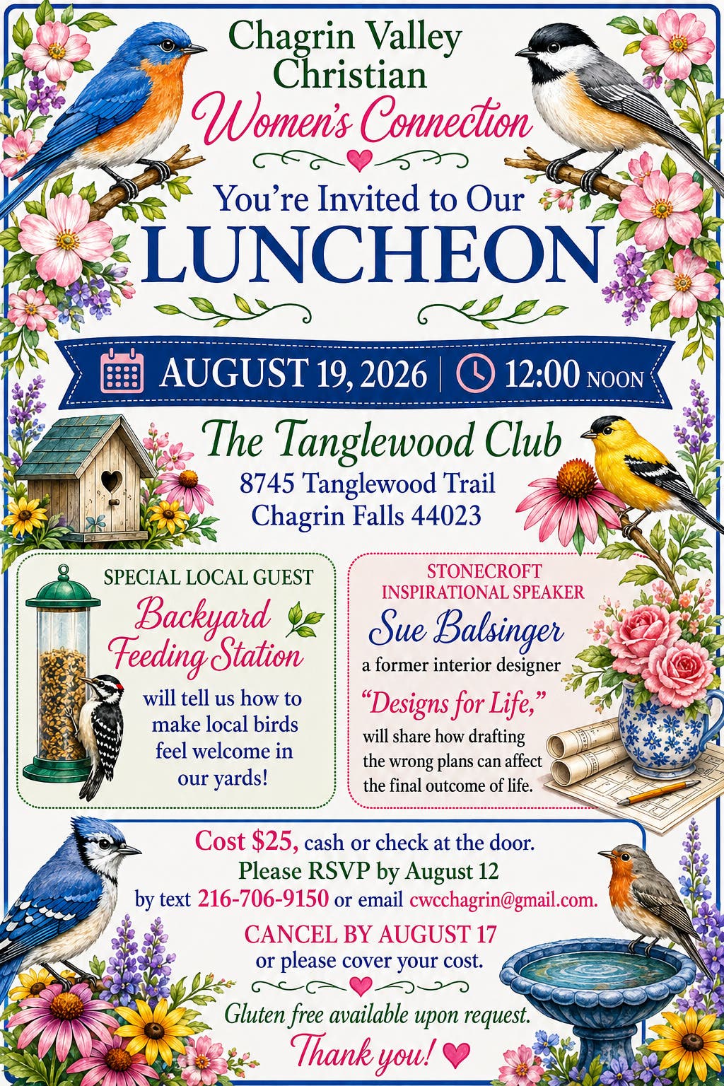 Chagrin Valley Christian Women's Connection Luncheon
