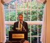 Jeff Grant expresses his thanks for receiving the 2026 DuPage Educator of the Year award.
