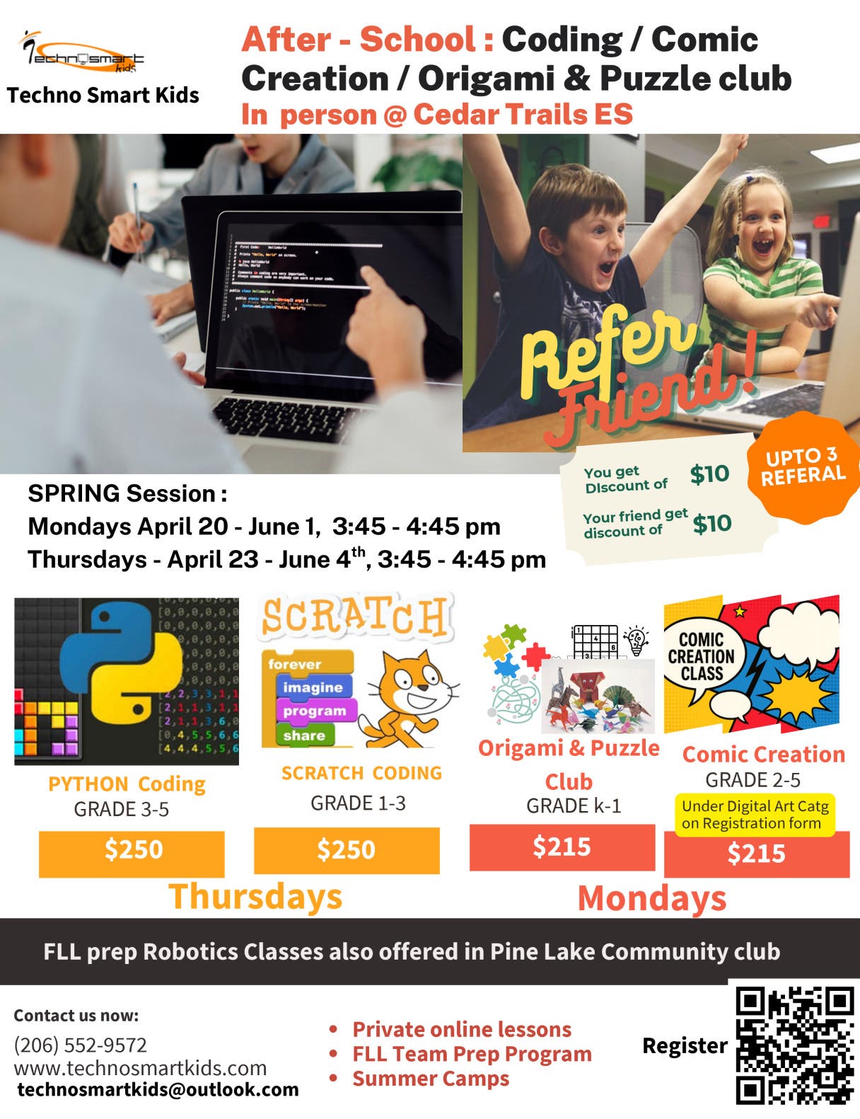 Afterschool Enrichment at Cedar Trails