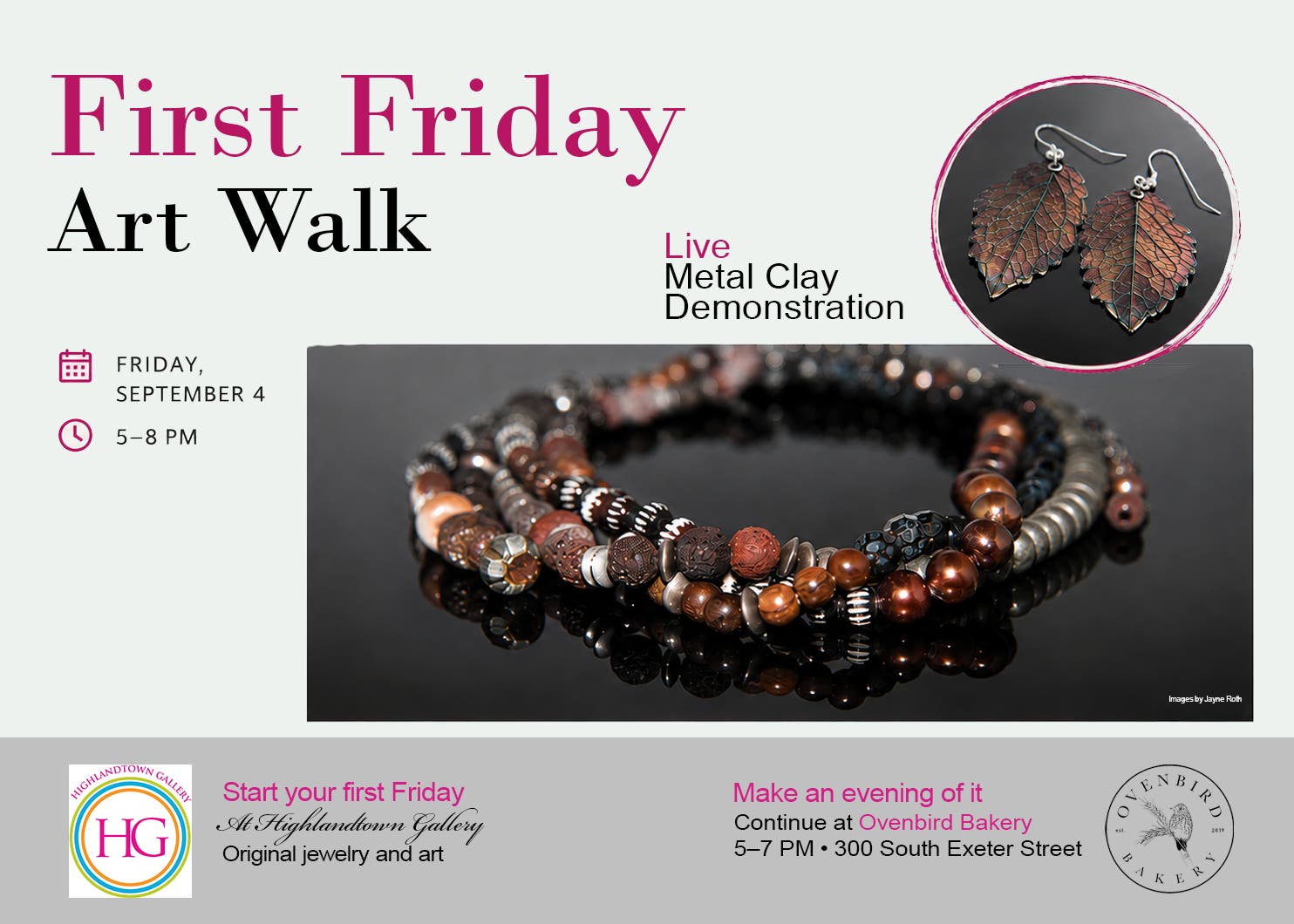 First Friday: Jewelry in the Making
