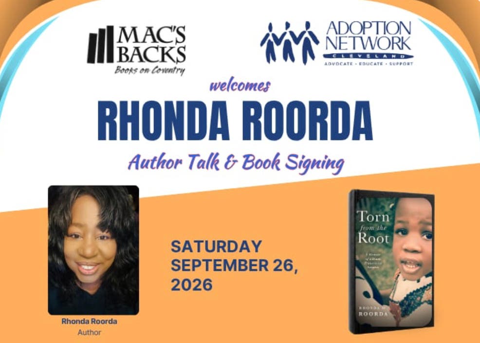Rhonda Roorda Author Talk & Book Signing