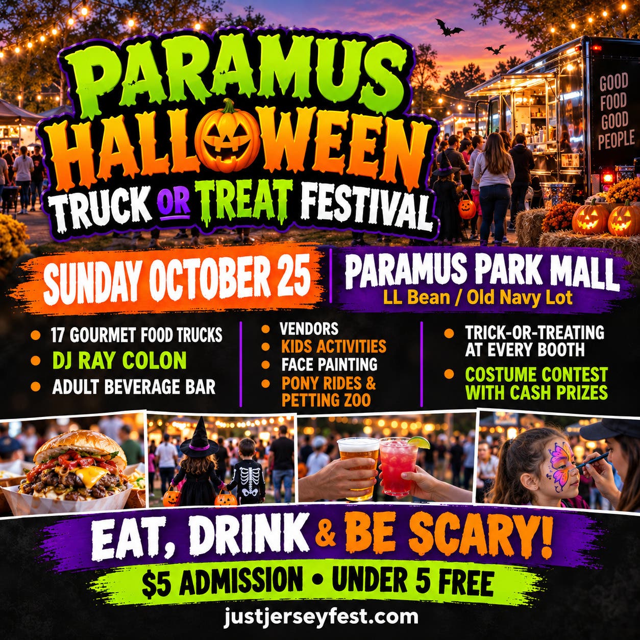Paramus Halloween Food Truck or Treat Festival