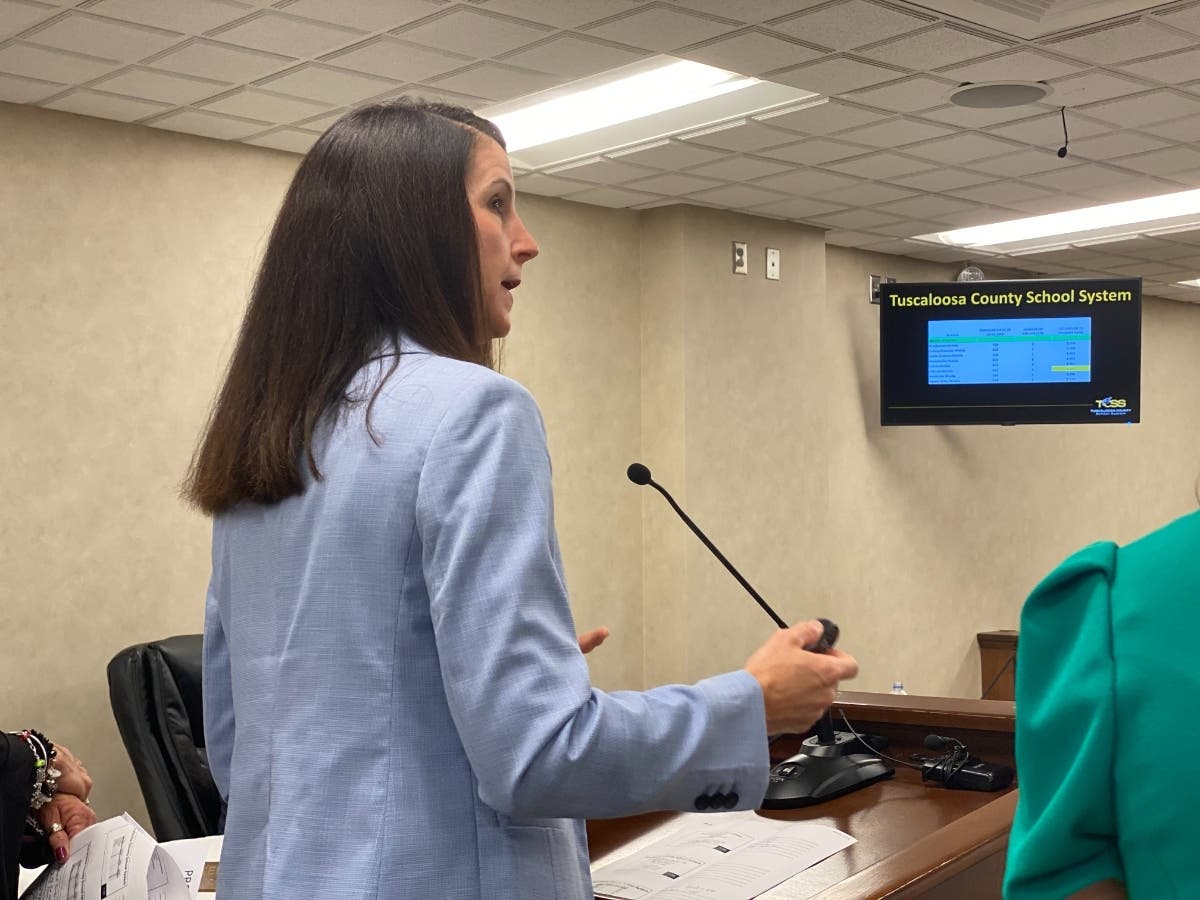 Jackie Hudgins, director of accountability for the Tuscaloosa County School System, discusses the need for more social workers in the system