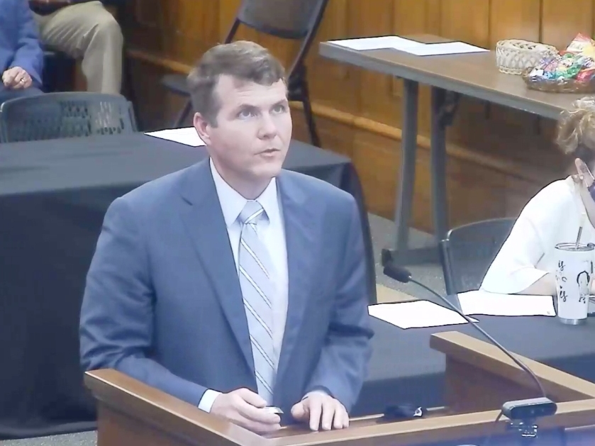 Tuscaloosa Mayor Walt Maddox addresses the City Council on Tuesday. 