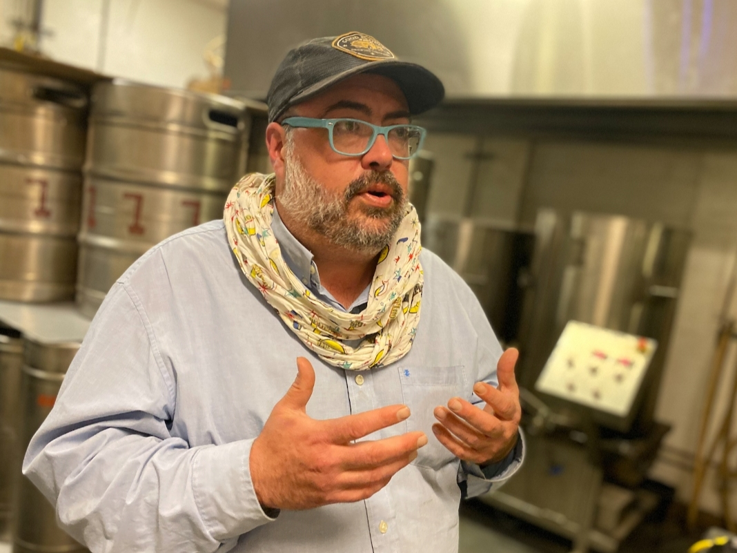 Druid City Brewing owner Bo Hicks discusses the recording project in an interview with Patch on Tuesday. 