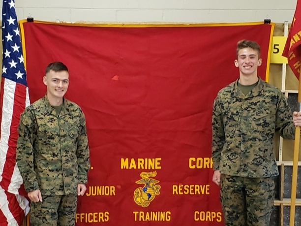 cadets Forrest York and Hughes Deschner recently received notifications of their respective appointments to the United States Naval Academy and the United States Military Academy (West Point)
