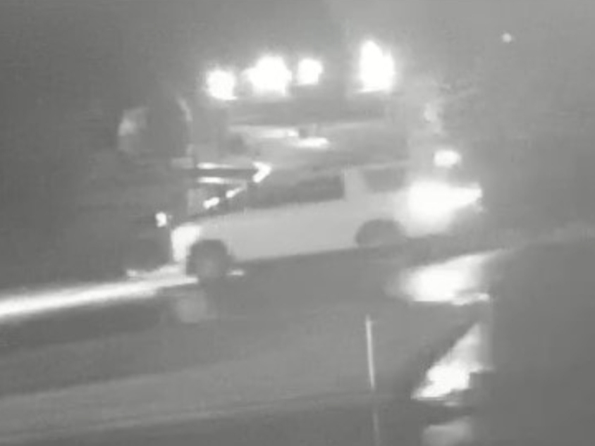The Vance Police Department provided a still photograph taken from a security camera that shows the suspect's vehicle. 