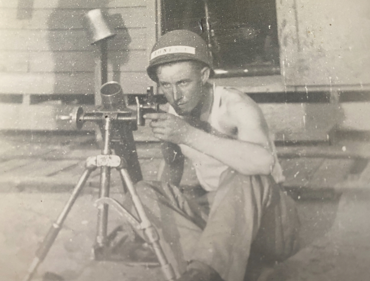 Elmo Jones during his World War II service in the U.S. Army in Europe. 
